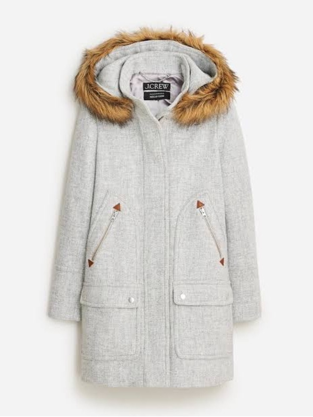 J. Crew Chateau Parka Italian Stadium Cloth Wool